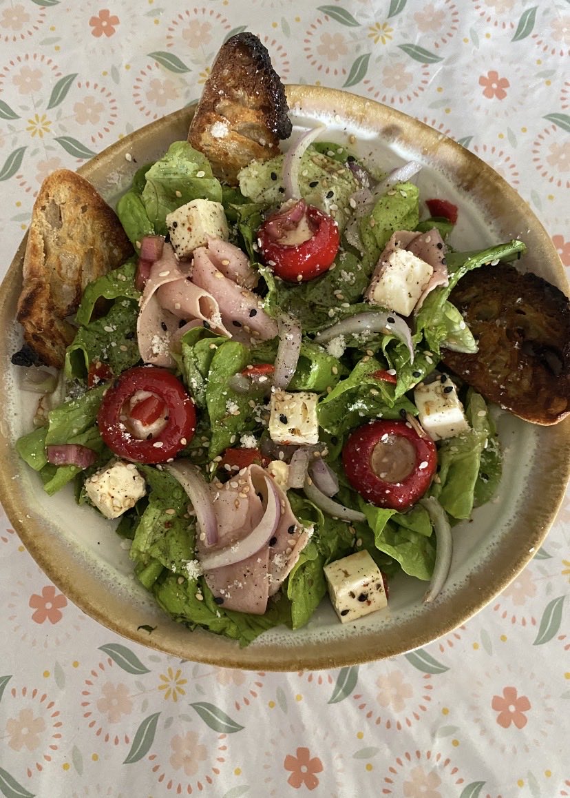 Agonnn77's tweet photo. Première vraie salade de l’année ! 
Le début d’une longue série mdr https://t.co/R6O6gZyKur