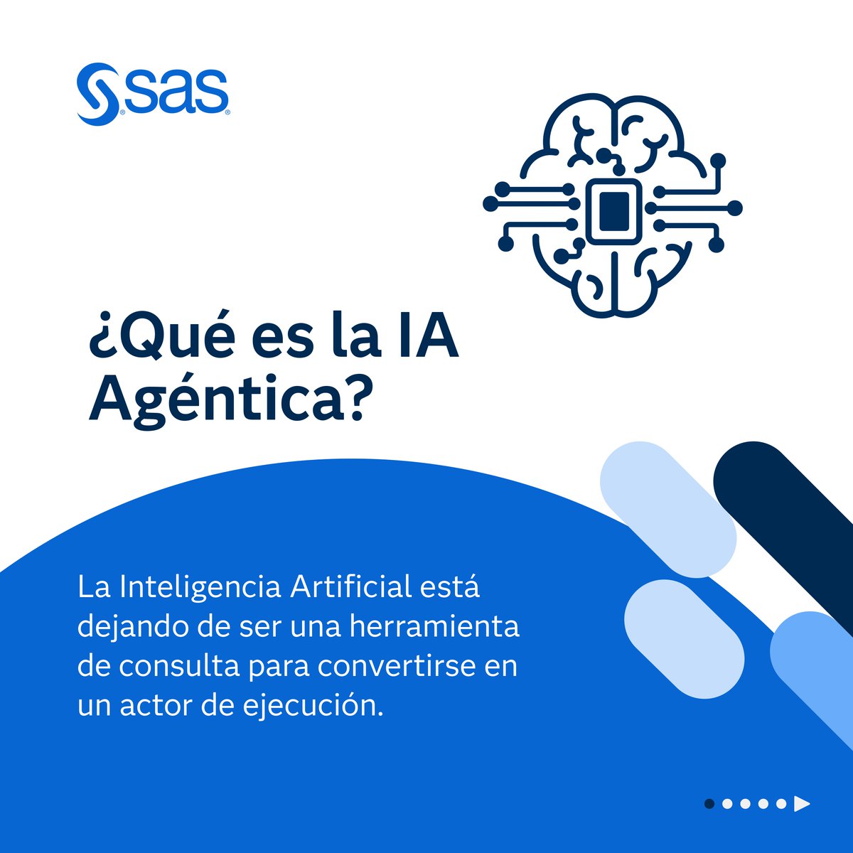 Sas_Colombia's tweet photo. 1/3 ¿Qué es la IA Agéntica? 🤖 Ya no es solo un chat que responde dudas. En #SASInnovate 2026 mostramos sistemas capaces de planificar y ejecutar tareas de principio a fin. Abrimos hilo sobre su impacto en la logística 🧵... https://t.co/12qds91tRS