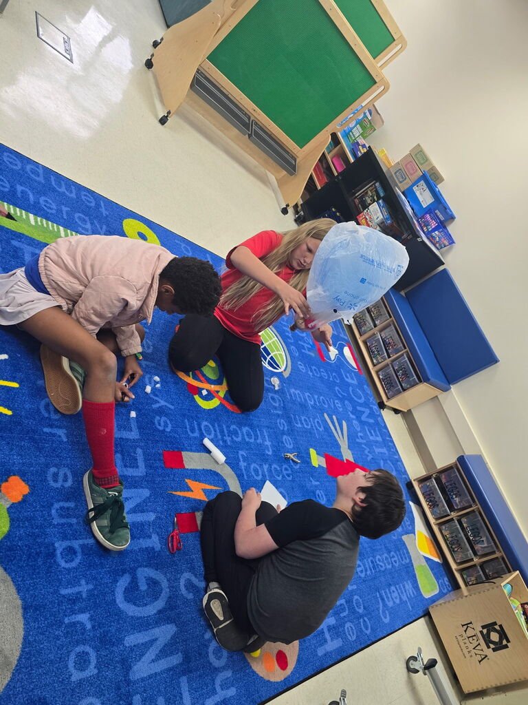MoValleyCSD's tweet photo. Mrs. Thayer’s 5th grade students recently put their engineering skills to the test with a STEM Egg Drop Challenge! 🥚

After reading “The Science of Breakable Things,” they planned, built &amp; tested devices designed to protect their eggs. #MVPride https://t.co/yV85Q8vWyV