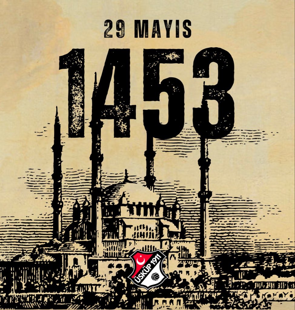uskupfk's tweet photo. İstanbul’un Fethi’nin 573. yılı kutlu olsun. 🇹🇷

#29Mayıs1453 #İstanbulunFethi https://t.co/0AwRkZzIqk