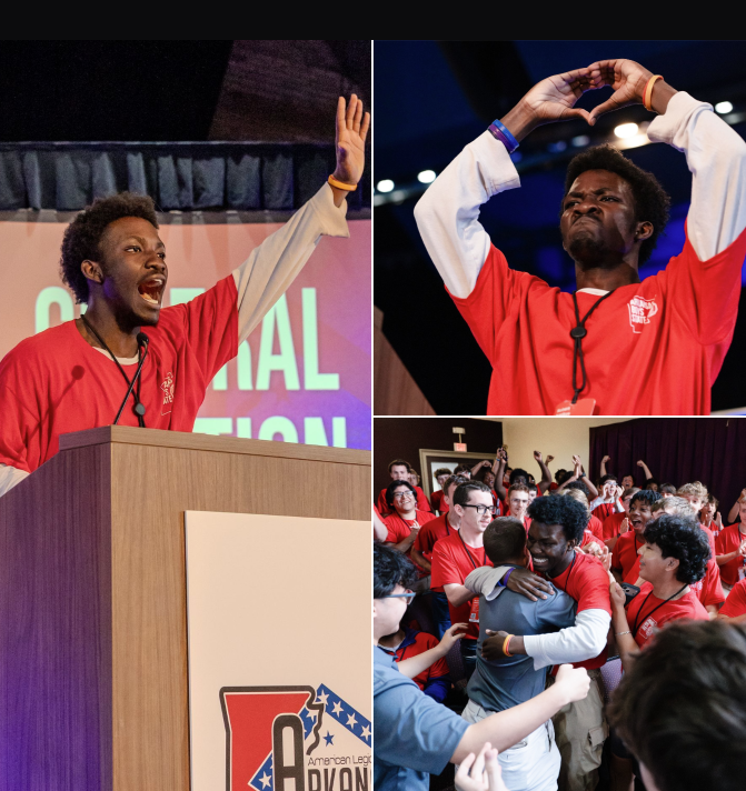 lrsd's tweet photo. 🎉 Central High’s Roderick Anokye has been elected Governor by fellow delegates from across the state during the civic leadership program at the University of Central Arkansas. Roderick will now help lead the Boys State government and represent more than 500 students! 👏 #OneLRSD https://t.co/sIWkMLFu3d