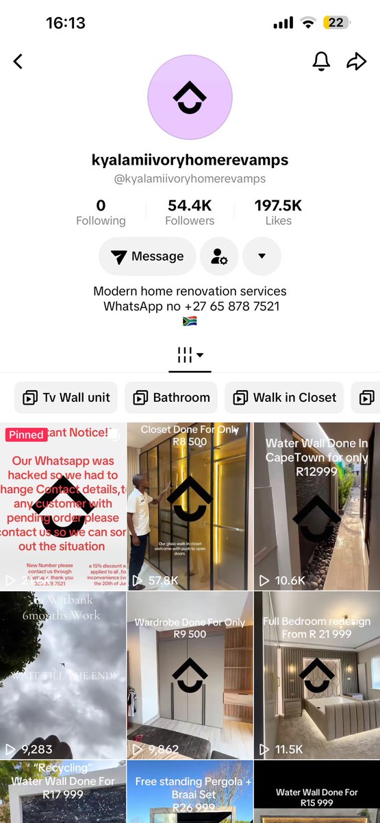 tumisole's tweet photo. #CountryDuty 

Please help find this scammer from #KyalamiIvoryKitchens

He scammed a friend of mine R21k

If you have any information or details, please hit me up on the DM or replies. 

Listen to his voice note on frame 1

 If you know or recognise the guy on frame 3, let me know too. 

Flood them on TikTok! 

Please repost