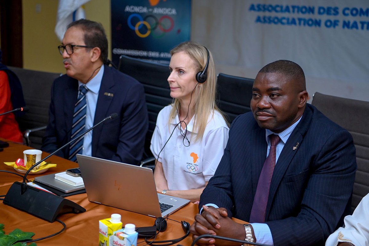 AcnoaAnoca's tweet photo. COMMISSION DES ATHLÈTES DE L’ACNOA EN IMAGES
Réunion du 16 mai 2026 – Abuja, Nigéria https://t.co/PypCGBvXnJ