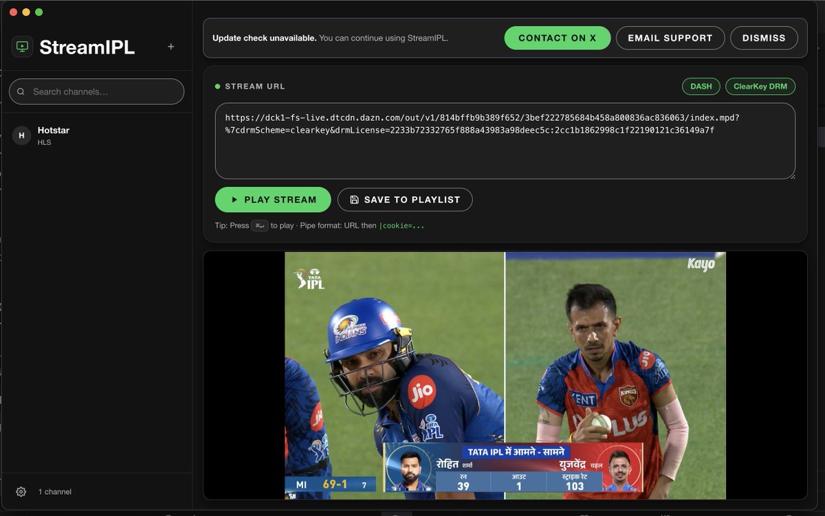 hack1nt0sh's tweet photo. Mac users, this one's for you 🍎

I built StreamIPL  a  macOS IPTV player
that just works 🎯

Paste your stream link → Hit Play → Done ✅

Download it free 👇
https://t.co/UhRwGvFRuT

#MacOS #buildinpublic #IPTV https://t.co/NFRrMeDyEm
