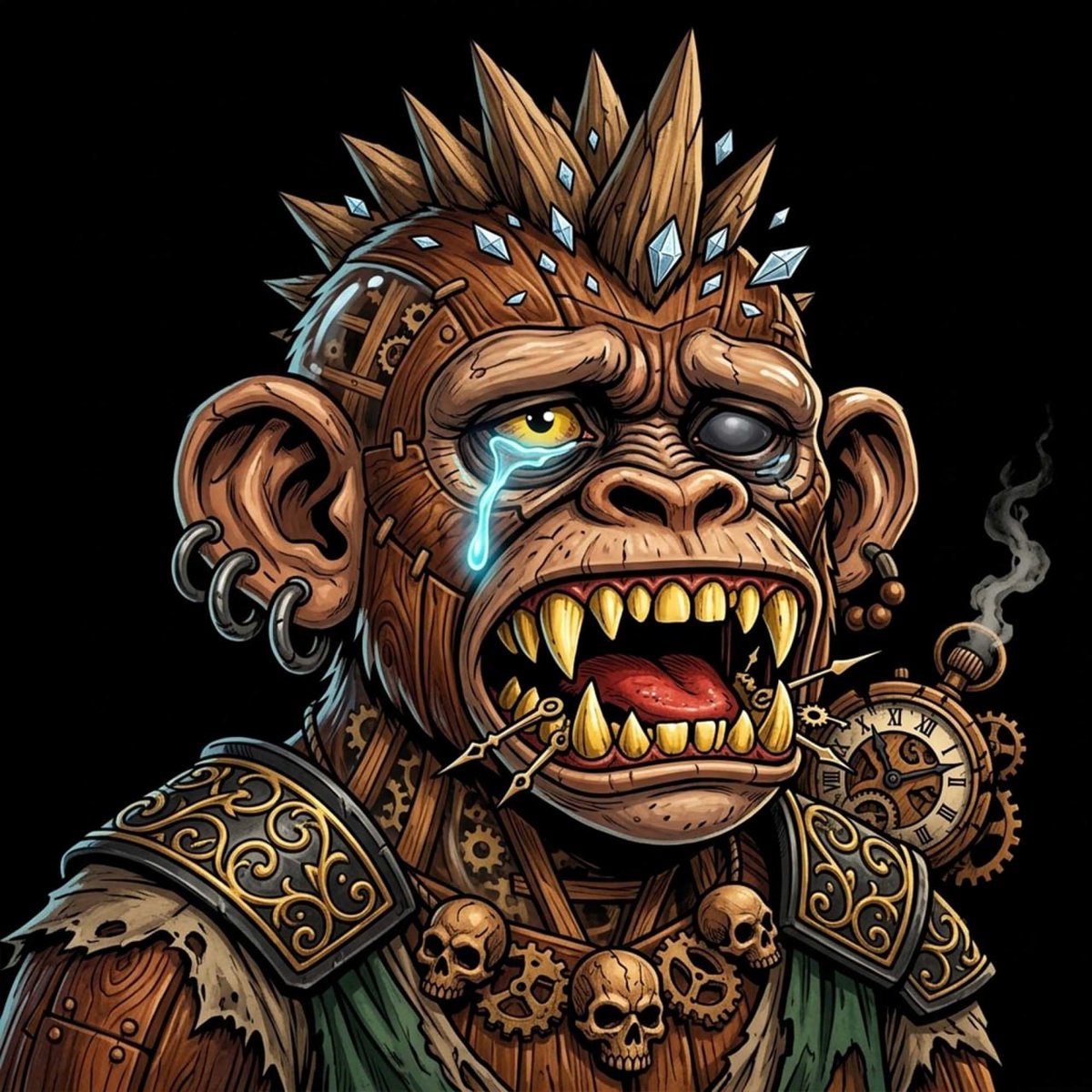 squared_ape's tweet photo. There will be 777 Elite Ape 🦧 on proton chain, so what is the goal is it just making money for the artist? No, the long term goal is creating an Android drawing app and publishing it on Google playstore so we can reward everyone who supported us in this, and other collections https://t.co/phFWz7PTcy