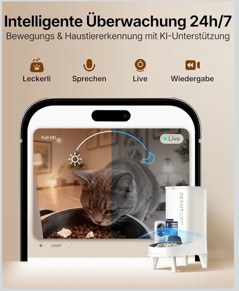 _moinkatze_'s tweet photo. Ich verkaufe noch immer meinen neuen und Originalverpackten Futterautomaten! 
Benötige ein neues Smartphone 🙄
Ist also eher dringend! 
Bitte teilen! https://t.co/q4TjBjtZ0F