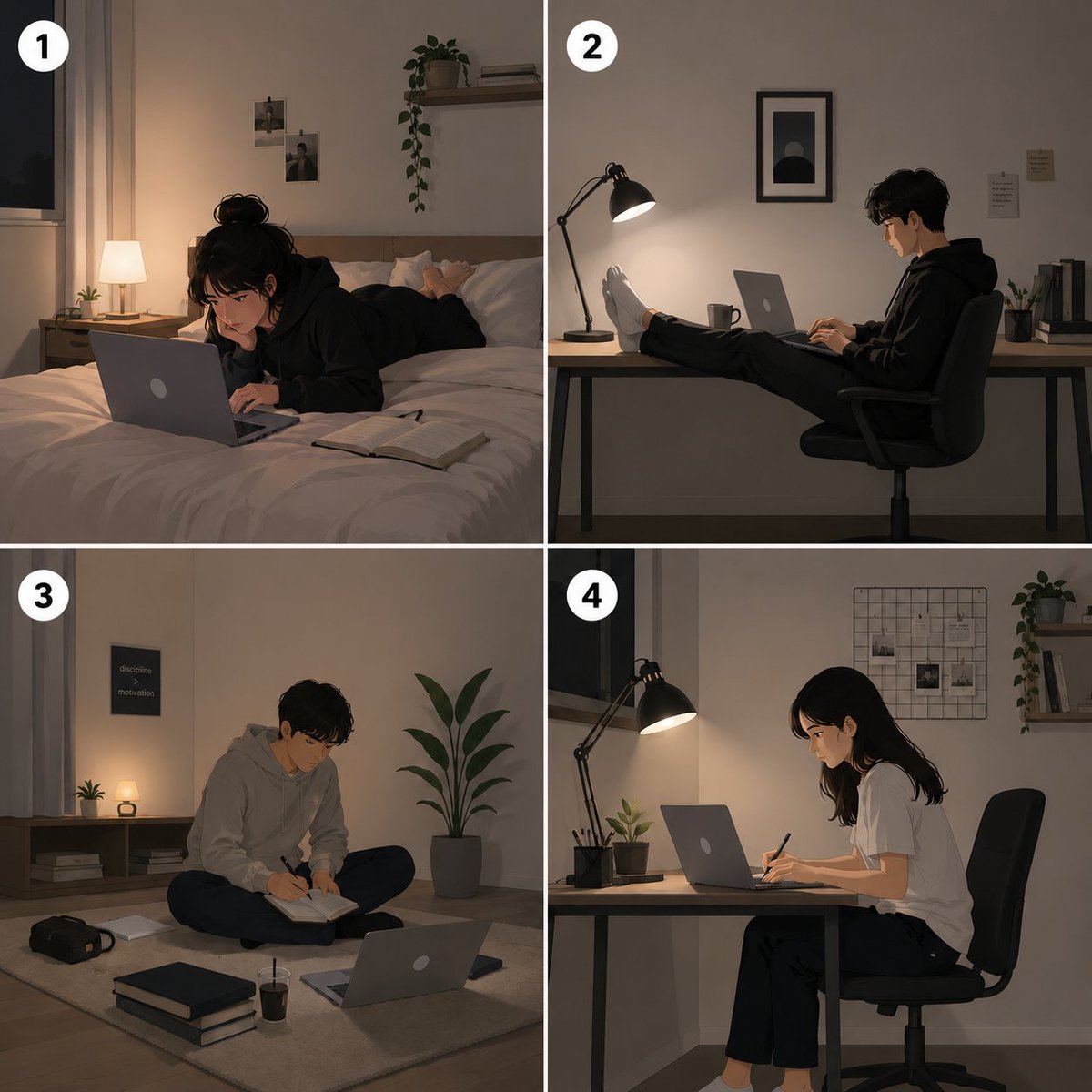 omaribuilds's tweet photo. Which is the best studying/Learning position for you??? https://t.co/j0lsrqimrG