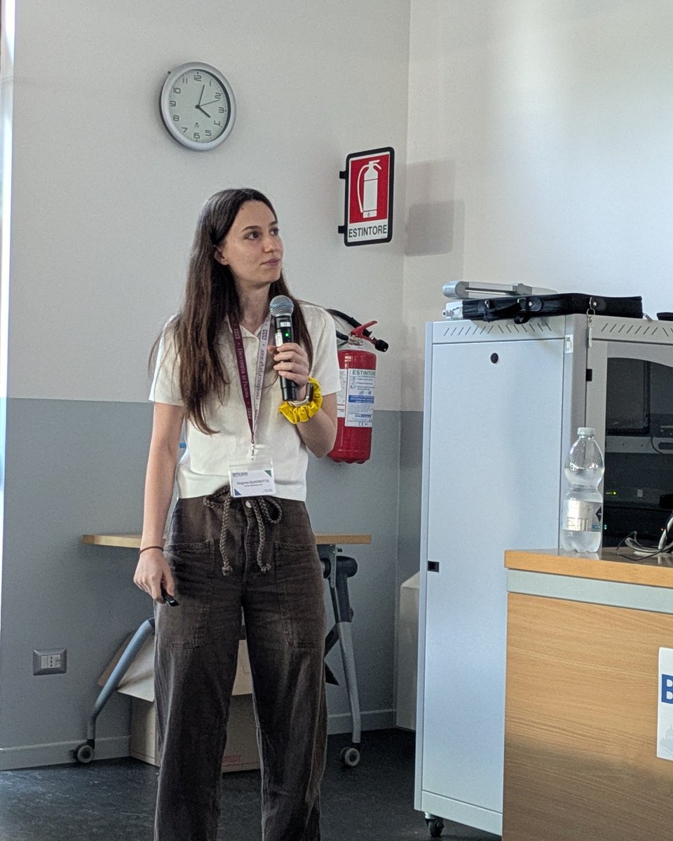 BITS_bioinf's tweet photo. Closing #BITS2026, time for the YOUNG BITS, @RSGItOfficial and @young_infolife (CINI) Symposium, chaired by Davide Bressan and Grete Francesca Privitera.
First contribution of the symposium by Virginia Quadrotta ๐งฌ https://t.co/MVJAAbfdWV
