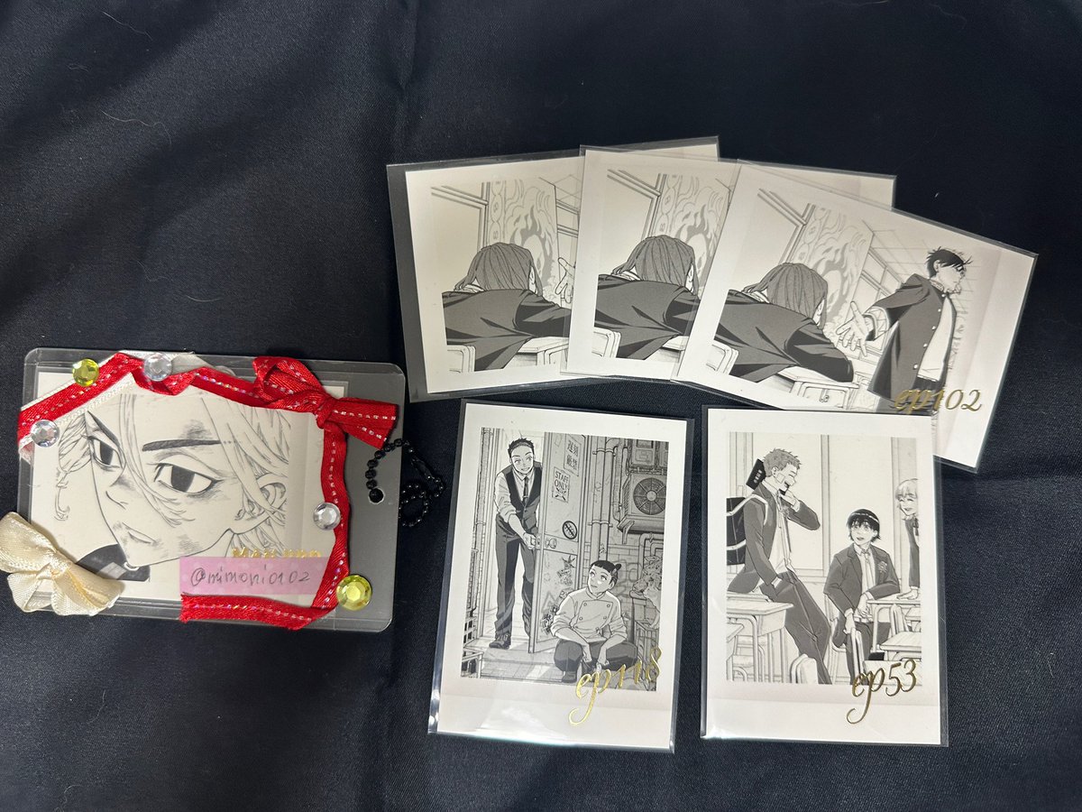mimoni0102's tweet photo. 【交換】WINDBREAKER 原画展 ウィンブレ展 ぱしゃこれ

【譲】画像1 ep53.ep102.ep118

【求】椿野KV

コンプのため1枚求めております。
お心あたりの方はお声がけいただけると嬉しいです。
よろしくお願いします。 https://t.co/8xlawQCi4B
