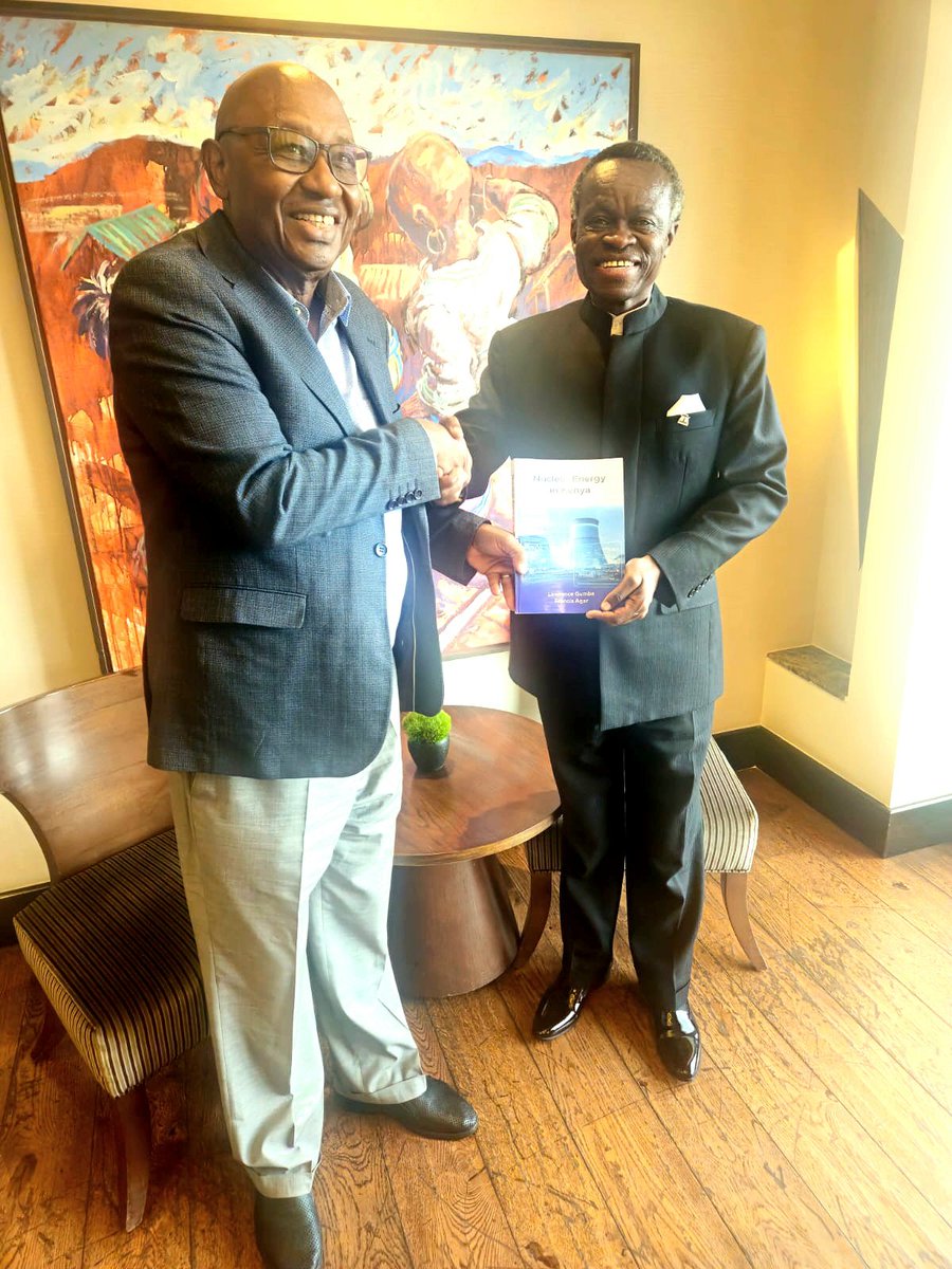 nuclearkenya's tweet photo. The Nuclear Energy in Kenya book stands as a definitive contribution to Kenya's nuclear energy discourse, from the very leaders driving the agenda. 
@lgumbe @agarjk9
#Nuclear4Kenya
#Nuclear4Good
#NuPEA #EnergyTransition https://t.co/Zo5OM6LRPv