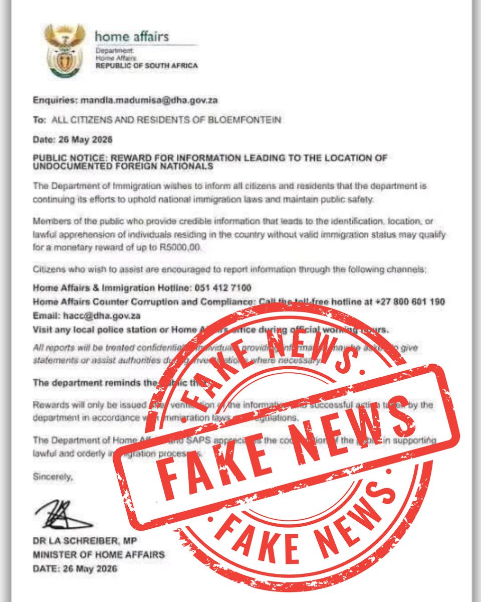 FAKE NEWS ALERT: The notice currently circulating is fraudulent and did ...