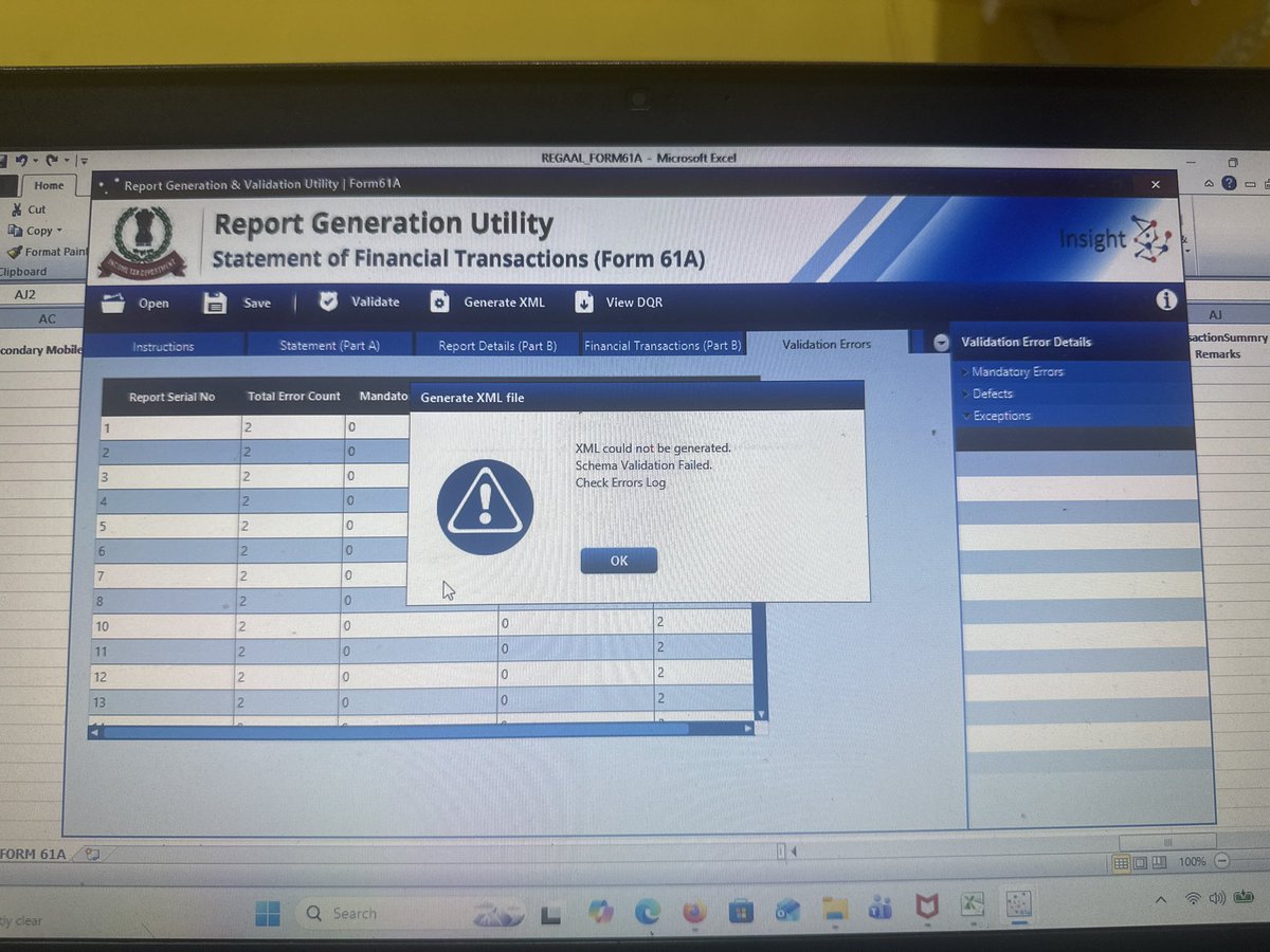 Dear @IncomeTaxIndia @IncomeTaxWB Facing a technical issue while filing ...