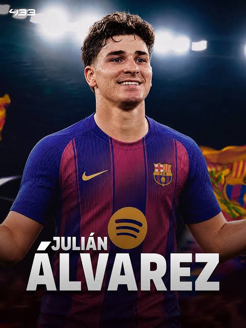 JossyFCB's tweet photo. 🚨🎙️Samuel Eto'o on Julián Álvarez choosing Barcelona:

“If Julián Álvarez really wants Barcelona, then I already respect his mentality. Because today many players choose comfort, money or easy projects. Choosing Barça means choosing pressure, responsibility and football at the highest level every single week.

And honestly, I think he is crazy enough in the best way possible to succeed there. Barcelona is not for normal personalities. The Camp Nou can make great players disappear if they are afraid of the pressure. But players with courage and personality become loved forever.

What I like about Julián is that he never hides in big moments. He works, fights, presses, scores goals and sacrifices himself for the team. Barcelona fans always connect with players who play with that hunger.

If he joins this new generation at Barça, with the football they are building now, he could become something very special there.”