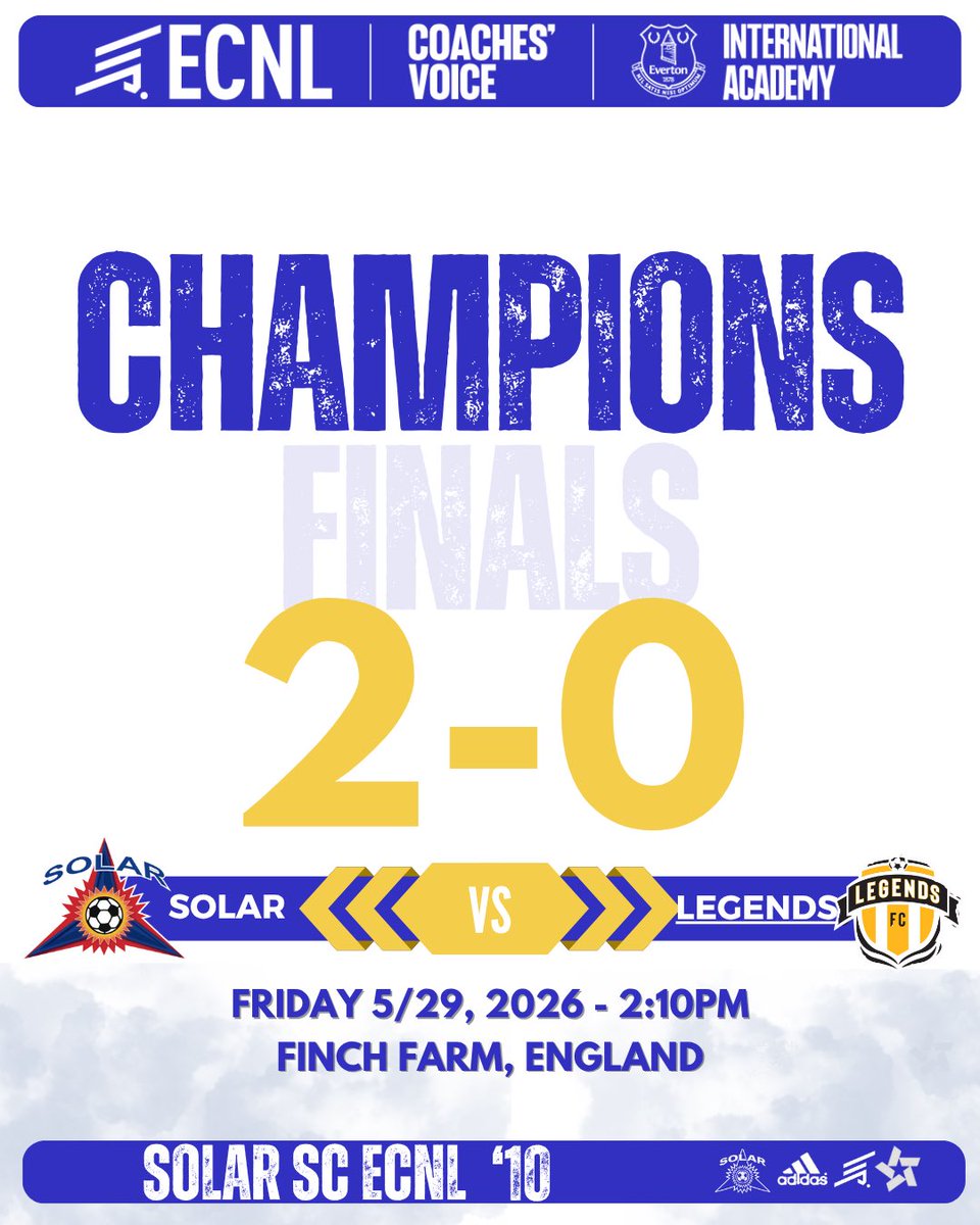 Solar10ECNL's tweet photo. Champions all the way from TEXAS! Great way to end the week. Zero Goals Allowed. Let’s go SOLAR!

@ECNLgirls 
@TopDrawerSoccer @PrepSoccer @SolarSoccerClub @ImYouthSoccer @TheSoccerWire @PrepSoccerTX
@CoachesVoice https://t.co/zTXMn5N0of