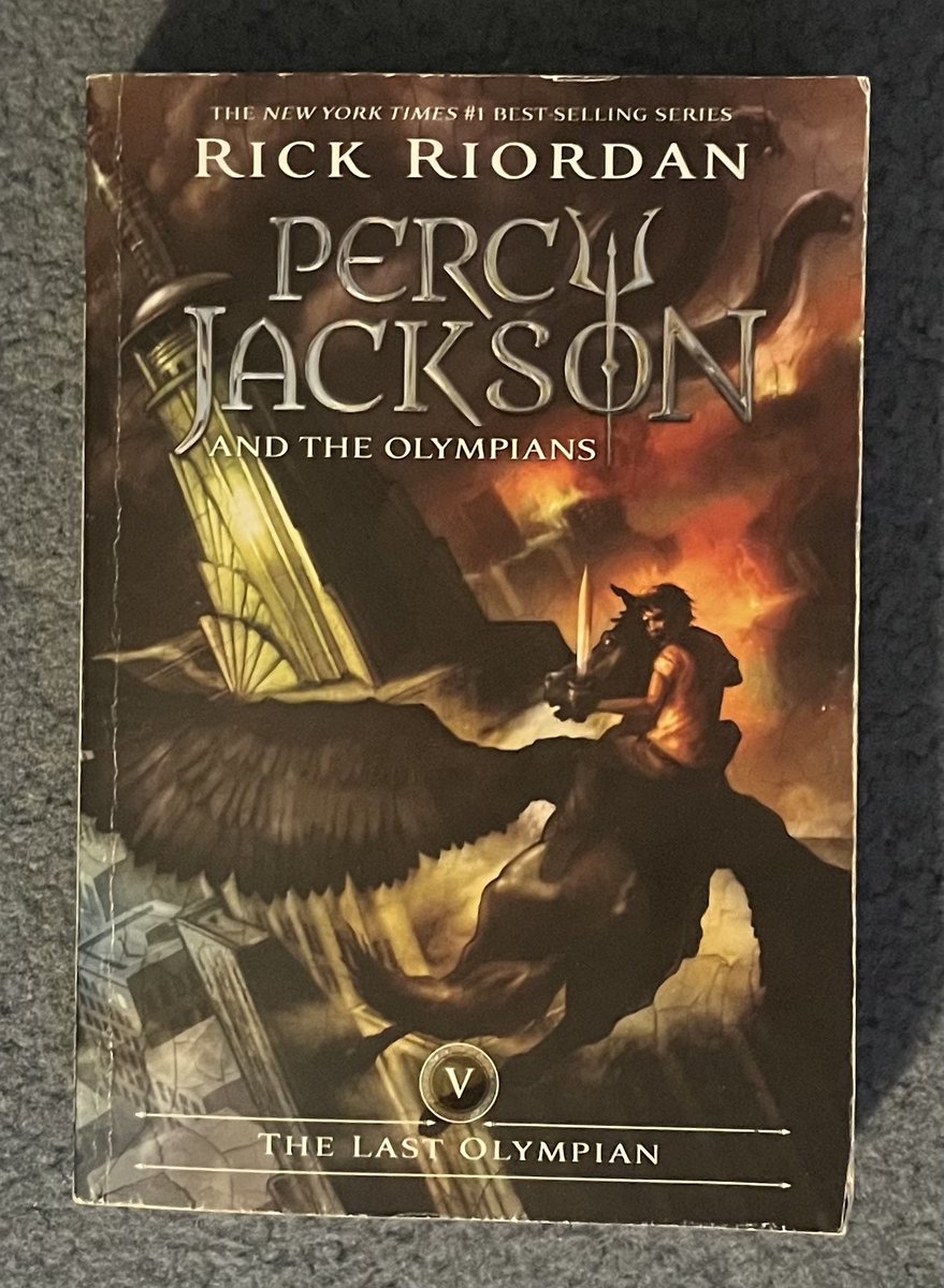 BryanVolpe15's tweet photo. @goodreads Percy Jackson and the Olympians: The Last Olympian by Rick Riordan https://t.co/mZpSmfVFJZ