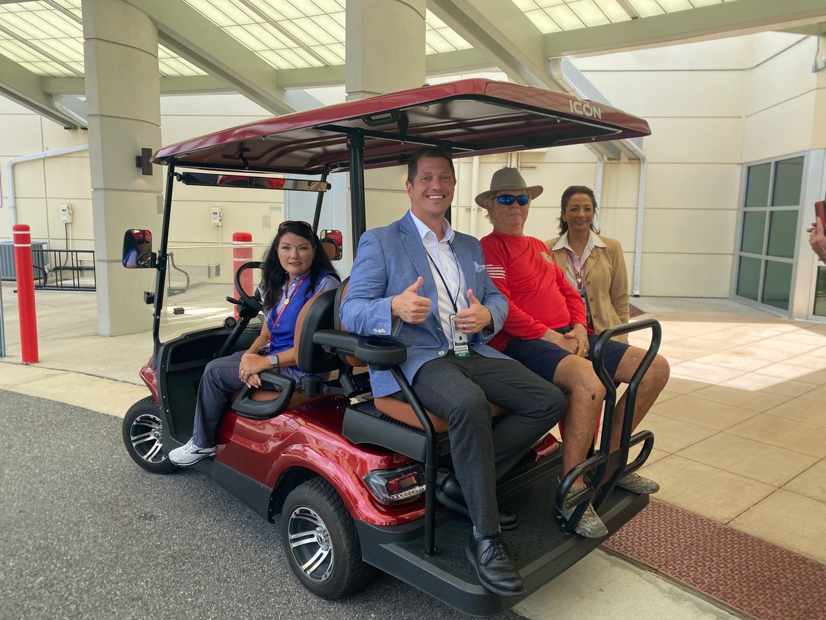 OVAHCS's tweet photo. The Viera VA Clinic’s Center for Development and Civic Engagement (CDCE) proudly accepted the donation of two new golf carts from American Legion Post 348, along with the American Legion Auxiliary, American Legion Riders, and Sons of the American Legion.

These generous donations will help transport Veterans, guests, and staff from the parking areas to the clinic entrance, improving accessibility and enhancing the Veteran experience. 

We are grateful for the continued support and partnership of these dedicated organizations in serving those who served our nation.

#Veterans #VieraVA #CDCE #AmericanLegion #CommunitySupport #ServingThoseWhoServed