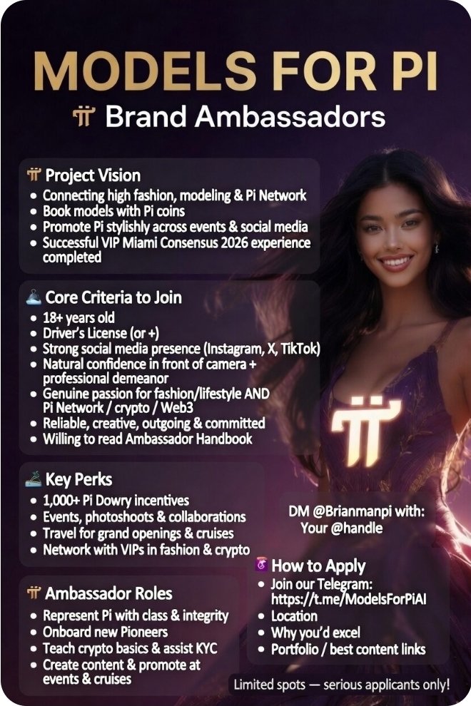 Pi Network Excitement USA Models For Pi tweet media