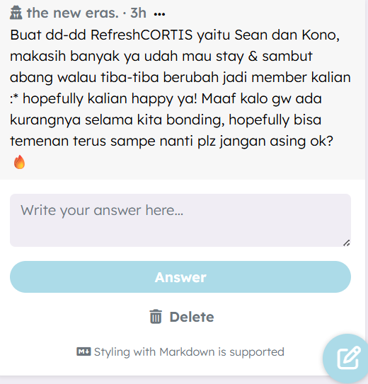 404Neeo's tweet photo. 1. @New06KOY NewS ini siapanya tripleS ya srry kalau salah bukan KOY yang dimaksud. @New06CJW Cieeeee.

2.@New05CYJ Bilang aja mau kasih Neo duit.

3. @New03SJH SEMANGAT KAMPANYE CAPRES.

4. @New09AKH @New09ESH Happy yaa sama abangnya. https://t.co/HktROXBUBi