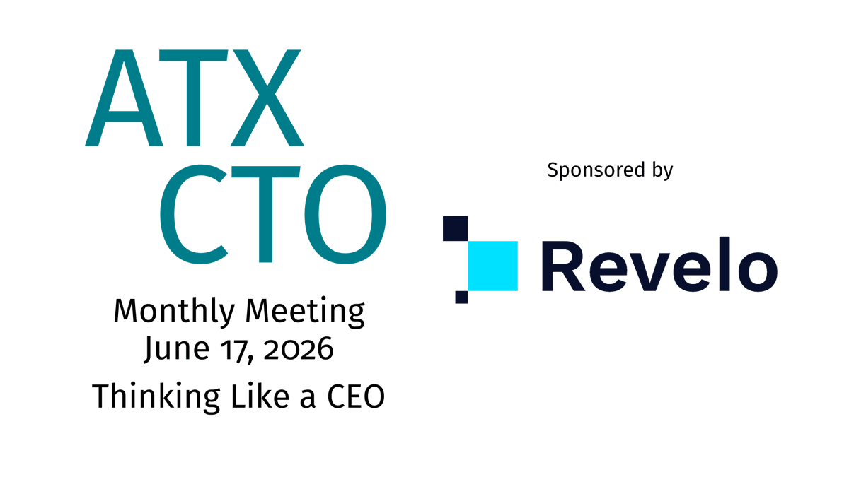 _web's tweet photo. Join the Austin CTO Club to discuss "Thinking Like a CEO" on June 17!

Register here: https://t.co/rkgs48g3gF https://t.co/dHDc6TpQTI