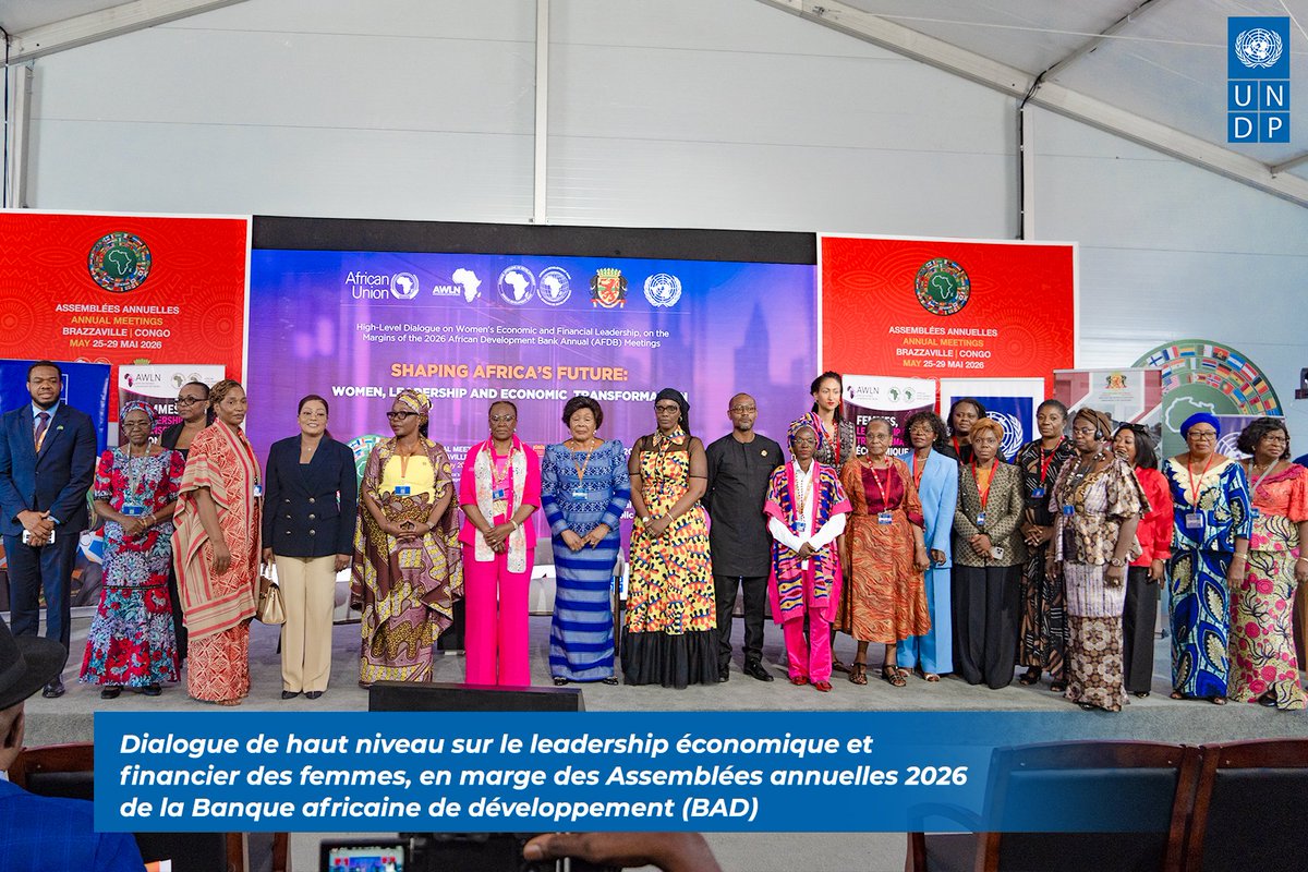 PNUDRepduCongo's tweet photo. 🌍 Aucune transformation durable de l’Afrique ne pourra se faire sans les femmes.

À Brazzaville, le PNUD Congo et AWLN Congo ont signé hier un partenariat stratégique visant la mise en œuvre d’un programme structuré d’accompagnement du positionnement des femmes dans les sphères décisionnelles au sein des secteurs publics et privés.

L’objectif est d’impulser des transformations durables en faveur de la création d’opportunités multiformes pour le plein épanouissement et la création d’une société plus prospère.

À travers cette collaboration, le PNUD réaffirme son engagement pour des sociétés plus inclusives, plus équitables et plus résilientes.
Investir dans les femmes, c’est investir dans l’avenir du continent.

#PNUD #UNDP #AWLN #LeadershipFeminin #Genre #BAD2026 #Afrique #Congo @UNDPAfrica @AWLNetwork