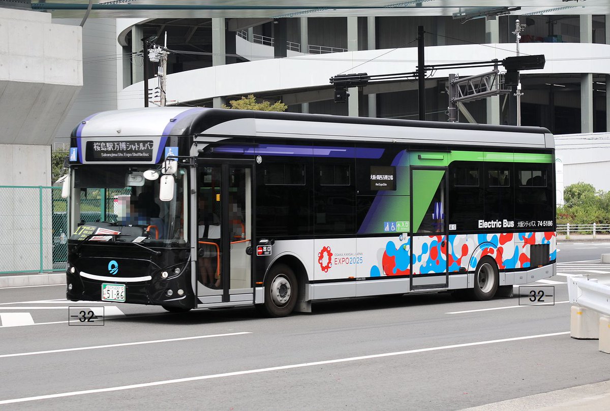 大阪シティバス Osaka City Bus なにわ230あ5186 F8 series2-City Bus
