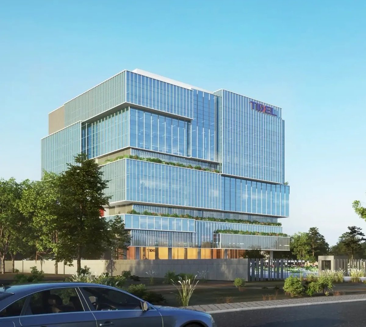 UpdatesChennai's tweet photo. Work speeding up on the Madurai Tidel Park which is G+12 floor structure with a built up area of 640,000 sq.ft... #Madurai #TidelPark 🏗️🌇 https://t.co/K9Az0i4g0r