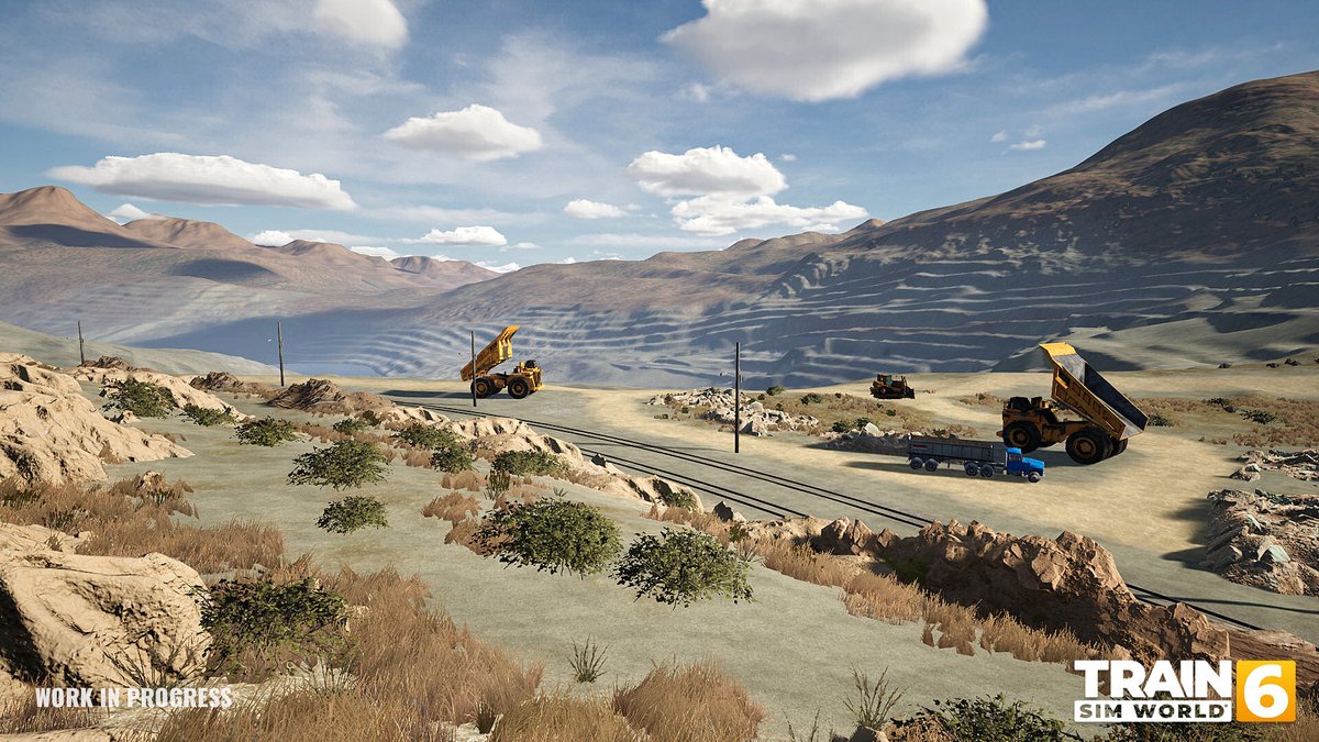 trainsimworld's tweet photo. We're very excited for High Iron Simulations' Southern Pacific Ore Lines! They've been providing fantastic updates via our roadmaps, most recently by providing some lovely screenshots for our May Roadmap 😍 https://t.co/jqfpVgQdrh