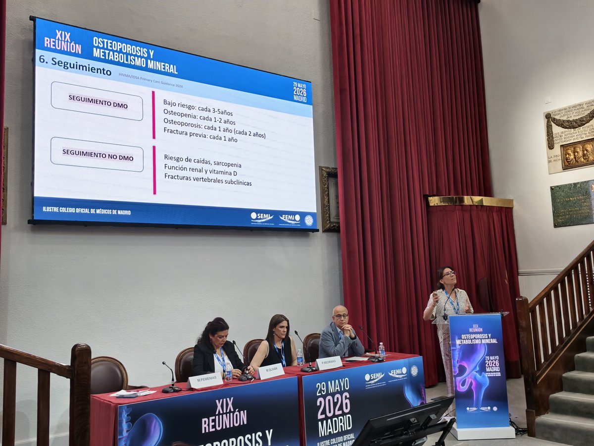 ainacare's tweet photo. Fantastica mesa: La OP en el dia a dia del internista.
Rol del dmab en las EAS, VIH y IsGLP1.

Orgullosa de coordinar este gran grupo @Sociedad_SEMI https://t.co/oMvDZmR9G6