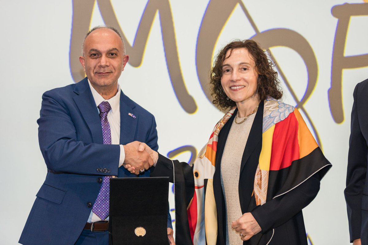 numattech's tweet photo. Congratulations to Numat’s Chief Science Officer, Dr. Omar Farha for being awarded the inaugural 2026 Reticular Science Prize.🎉

The prize, presided over by Nobel laureate Prof. Omar Yaghi and chaired by Prof. Laura Gagliardi, recognizes outstanding contributions to the science of molecularly defined materials. The selection committee highlighted Omar's pioneering work in metal–organic frameworks and the rare translational impact of his research through Numat, including advances in semiconductor gas handling, toxic gas catalysis, and chemical warfare agent decomposition.

We're enormously proud. Congratulations, Omar!

Read the full announcement: https://t.co/SKuC3buK9H

Photos courtesy of Atoco