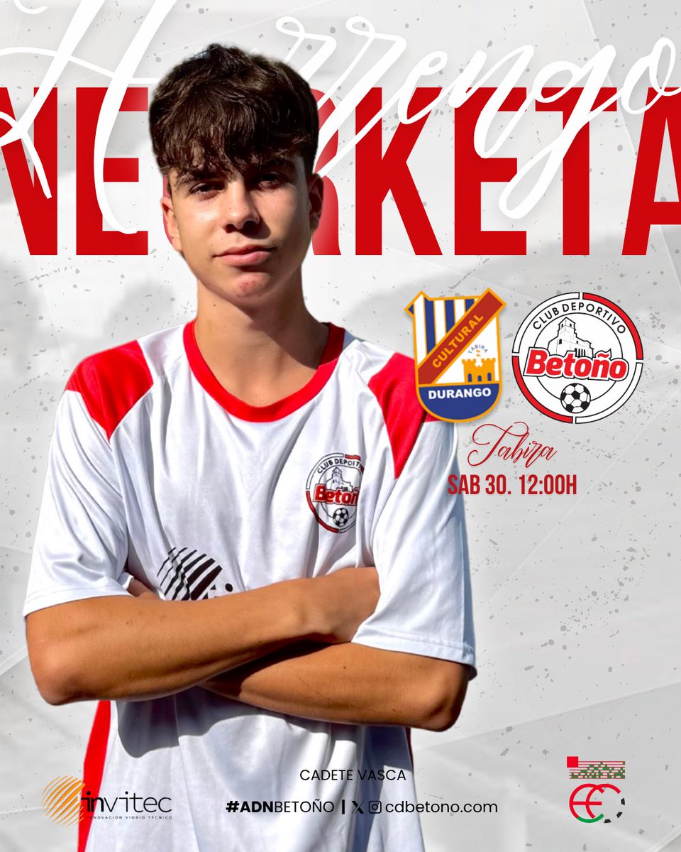cdbetono's tweet photo. ⚽️ Last dance! 

¡Último partido liguero de nuestro Cadete A! 🔚

#CultuBetoño #ADNBetoño https://t.co/4mohNEMPEu