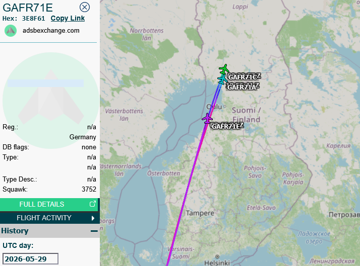 SirListenalot's tweet photo. Earlier today I saw MMU #A332 #480C45 #MMF15. Apparently refueling some TLG71 #EUFI's bound for Rovaniemi. https://t.co/gk4LYkXFqR