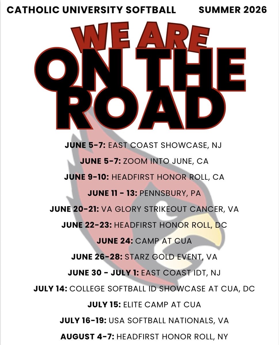 CatholicU_SB's tweet photo. Looking forward to getting out there this summer! Send Coach Sophie and Coach Lauren your schedules! 🥎 https://t.co/BCGoRMNs4d
