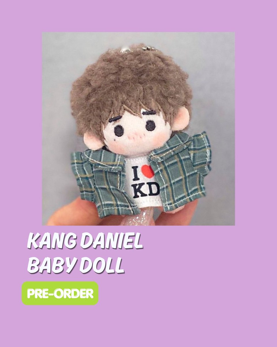 miraejelly's tweet photo. [🇭🇰HK G.O] Kang Daniel Baby doll &amp; MD by @a_moong_a_kki 

{More details on IG}

·截單時間: 2026/06/11 12:00(HKT)
·查詢/訂購詳情IG DM
·詳情和更新以Instagram 內容為準
————
#강다니엘 #kangdaniel #姜丹尼爾 #姜丹尼爾代購 https://t.co/o40pGX2KYE
