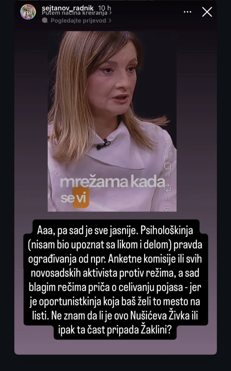 Sloboda ili ništa tweet media