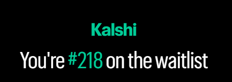 probaaron's tweet photo. I'm currently #742, #218, #91, and #318 on the @Kalshi  perps waitlist 🤔 https://t.co/VOuYt32wFQ