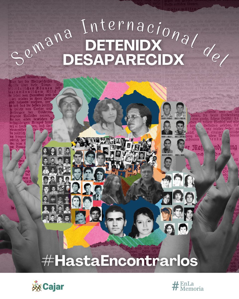 Ccajar's tweet photo. #EnLaMemoria 🌷 Continuamos haciendo memoria.
En el marco de la Semana Internacional del Detenidx Desaparecidx, compartimos la segunda parte de este carrusel con más historias de las más de 130.000 víctimas de desaparición forzada en Colombia.

Su memoria no cabe en un solo post. Su lucha tampoco.

👈 Desliza, conoce su historia y exige con nosotros: ¡Que vuelvan a casa!

#ParaQueNoSeRepita #DetenidxDesaparecidx #DDHH #Colombia