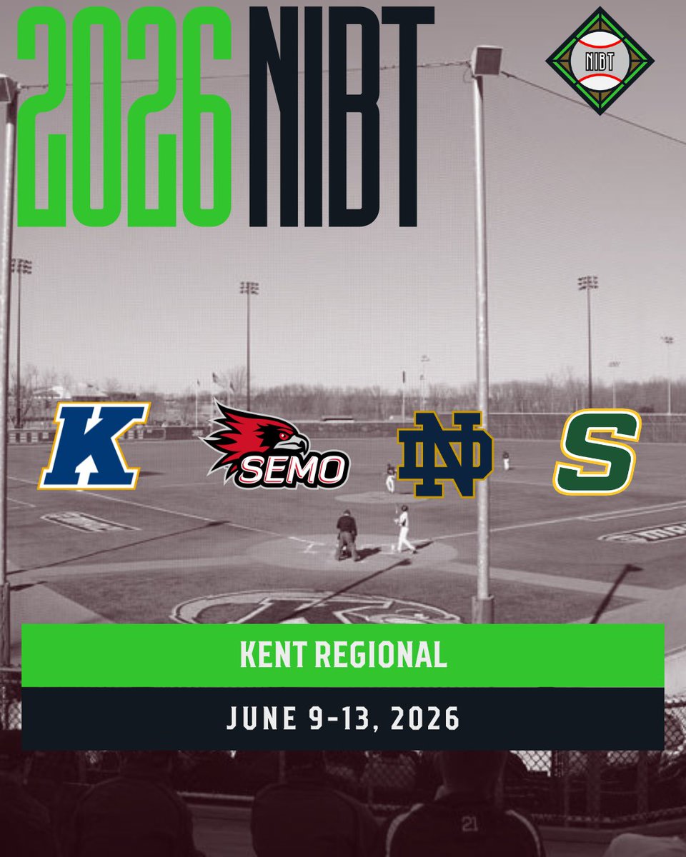 NIBTBaseball's tweet photo. The Kent Regional of the 2026 virtual #NIBT!

1️⃣ @KentStBaseball   (6th overall)
2️⃣ @SEMObaseball  (11th overall)
3️⃣ @NDBaseball 
4️⃣ @LionUpBaseball https://t.co/2bRhm9PoOX