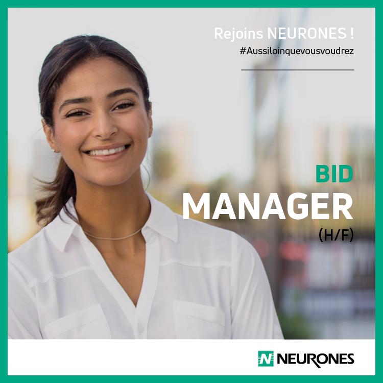 NEURONES's tweet photo. Rejoins le groupe ! 🚀🤝

NEURONES recrute un Bid Manager – Consultant avant-vente (h/f).

Postule dès maintenant 👉
https://t.co/Au5NnSBIrq

#Job #AvantVente #BidManager #Recrutement https://t.co/sLz6AvXQuM