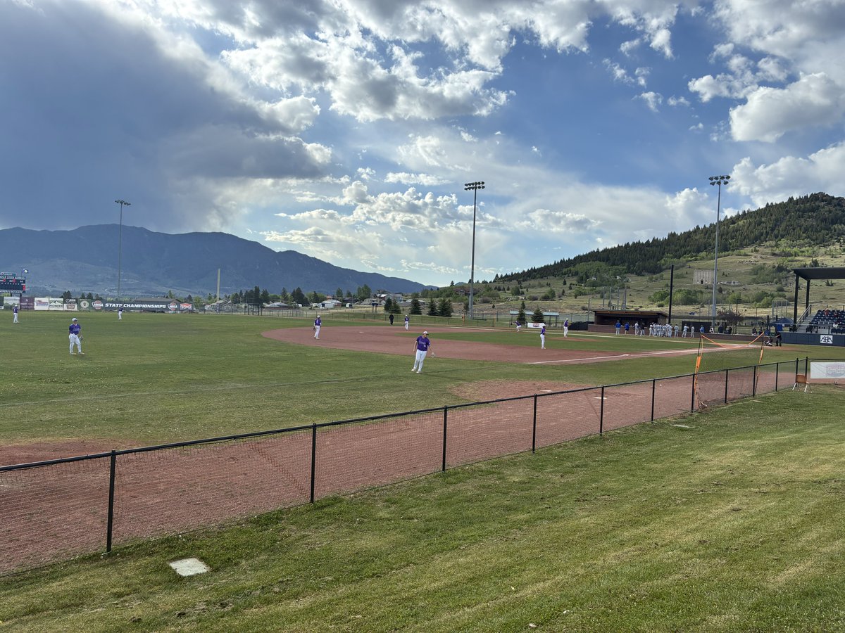 CoachKyleSamson's tweet photo. State AA Baseball tournament in Butte America! Watching some Future Diggs! 
#Family
#406Diggs https://t.co/DzHmVWf4nR