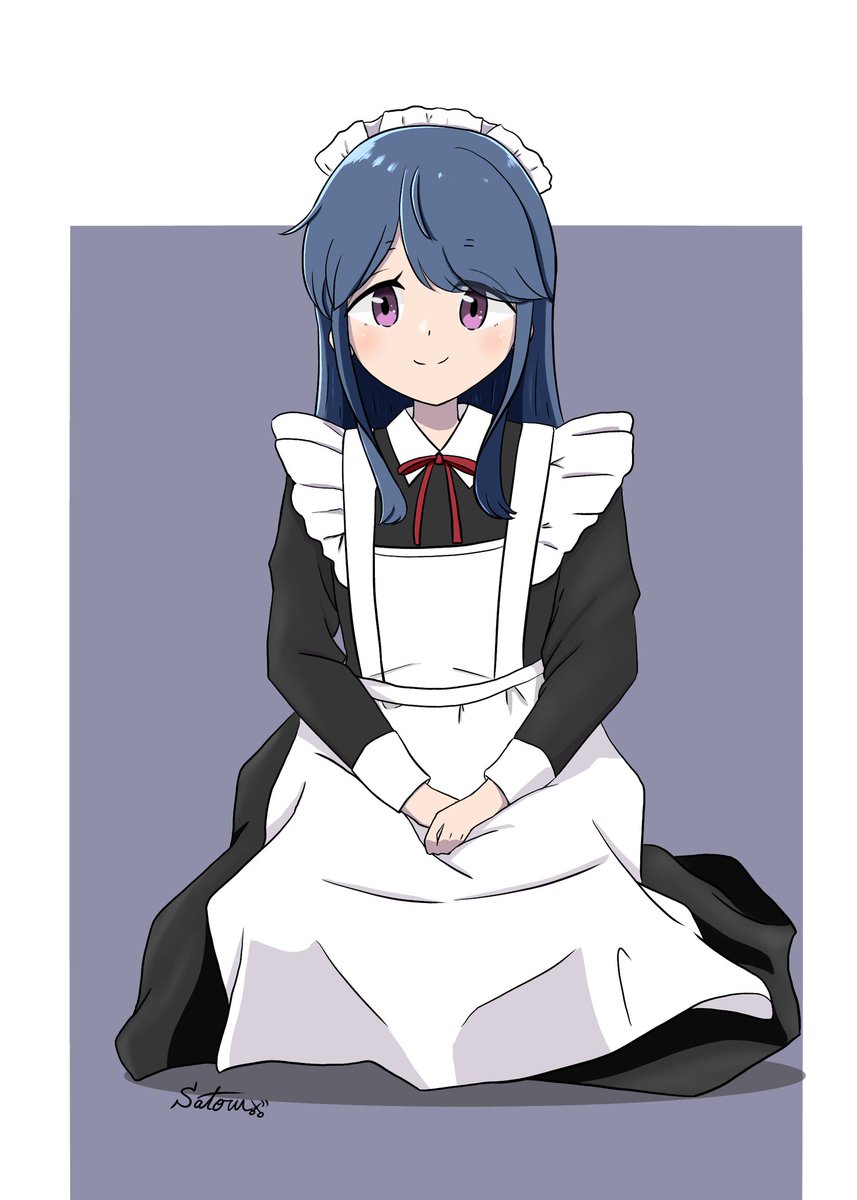 satorublueberry's tweet photo. メイドしまりん
#ゆるキャン
#志摩リン
#しまりん https://t.co/jSzn8oVc1v