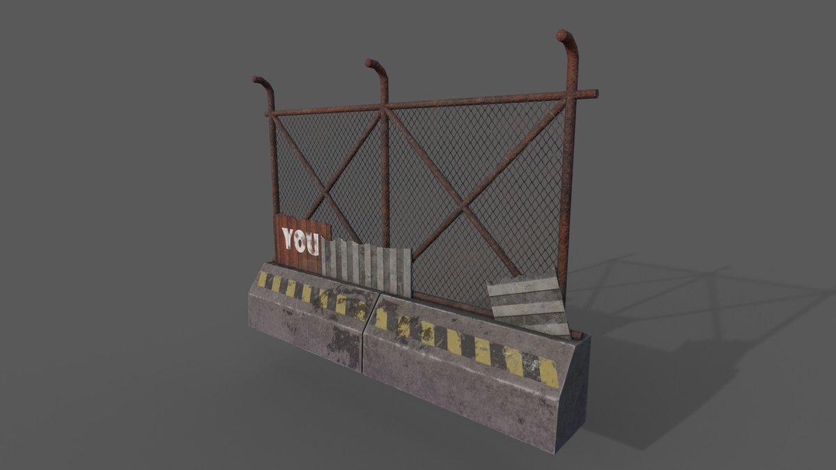 QuangNguyn77452's tweet photo. “3D environment prop commission completed ✔️
Rusty barricade / checkpoint asset
Game-ready • PBR • Optimized for real-time”
#RobloxDev #Roblox #gamedev #modeling https://t.co/joqC6tsQfX