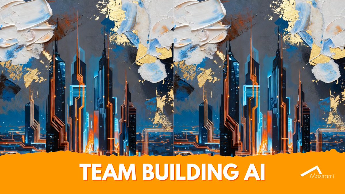 Mostramiart's tweet photo. Vuoi un team building diverso? Abbiamo creato AI-Art Lab. Non è il solito corso teorico sull'IA e nemmeno pittura improvvisata. Usiamo l'intelligenza artificiale per unire le persone nel mondo reale, non per isolarle. #AIArt #TeamBuildingMilano
https://t.co/Ei3kfTC7Hy https://t.co/bfnDq00fDt