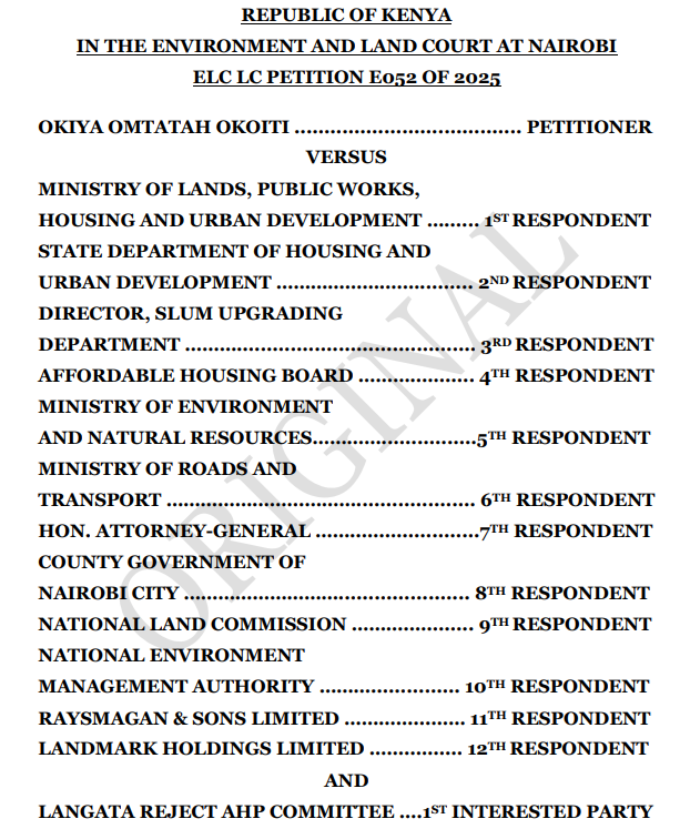 KJA_Kenya's tweet photo. ⚖️ The Bench Speaks 📜

A 3-judge Bench of the Environment and Land Court, in the Southlands Estate Affordable Housing Case, has pronounced itself extensively on the nature, depth, and breadth of public participation and the imperative of a credible Environmental Impact Assessments (EIA) in undertaking major public investments projects, especially those mentioned as ‘high-risk’ under the Second Schedule of EMCA. 

The Court has stated that ‘public participation forms an integral and indispensable component of the Environmental Impact Assessment process…[and] ..we opine that public participation is intended to operate as a preventive and deliberative safeguard, not as a post facto procedural formality aimed at decisions already made and substantially implemented’.

https://t.co/b93nOxD5Mf

@Kenyajudiciary @jsckenya @KMJA_KENYA
@lawsocietykenya @NCAJ_KE