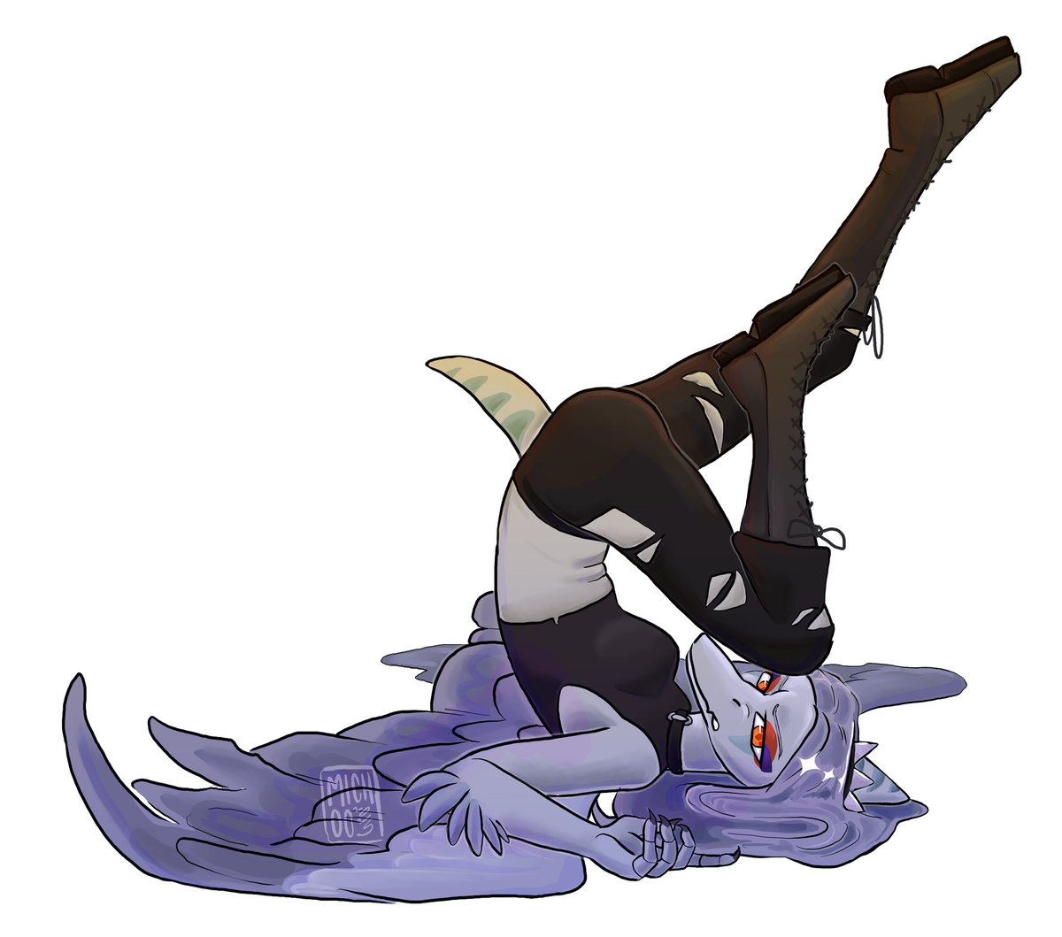 tixxian's tweet photo. Happy #FangFriday everyone! I'll keep it short; hope you all have a wonderful weekend and that the rest of your Friday is a good one. #SnootGame https://t.co/vqg171DJpN