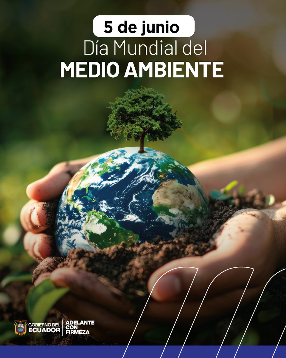 INEN_EC's tweet photo. 🌏♻️En el Día Mundial del Medio Ambiente recordamos la importancia de actuar hoy, para proteger el planeta y garantizar un futuro sostenible para las próximas generaciones.

Reducir, reutilizar y cuidar nuestros recursos naturales son acciones clave para el futuro. https://t.co/uTrOfOWfYb