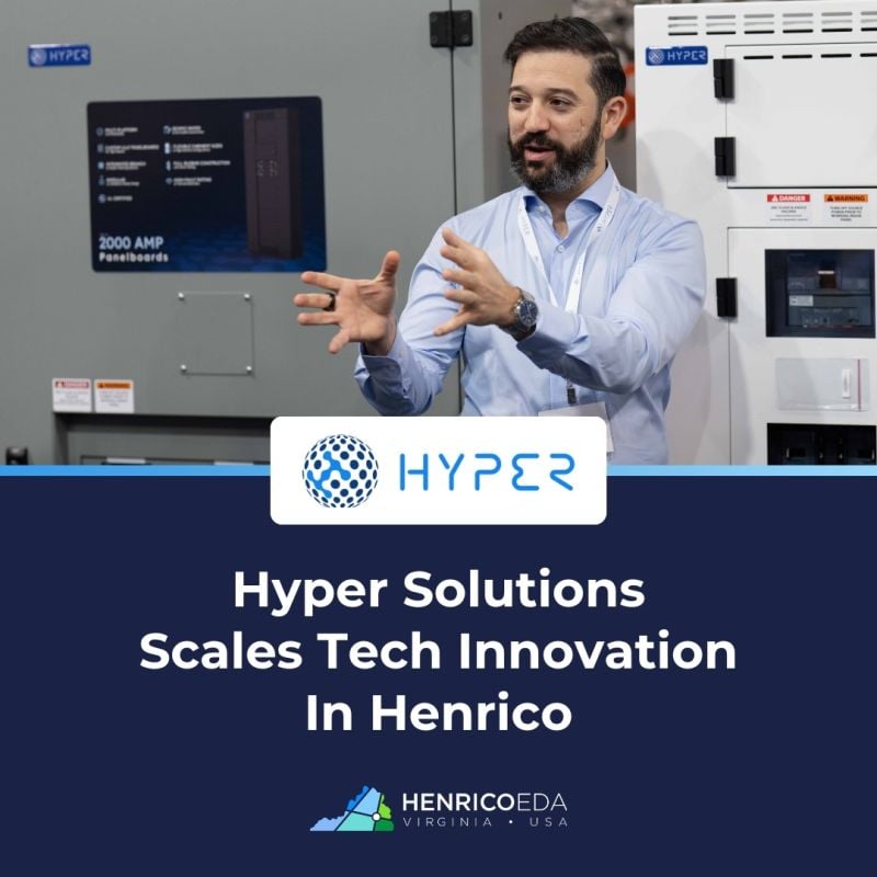 grpva's tweet photo. Congratulations to Henrico Economic Development Authority and Virginia Economic Development Partnership for helping Hyper Solutions expand in #HenricoVA. Thank you for helping your county-based company add 56 jobs to Greater Richmond: https://t.co/XDc3fvbkEr

@henriconow @vedp https://t.co/c5nQHbfqZC