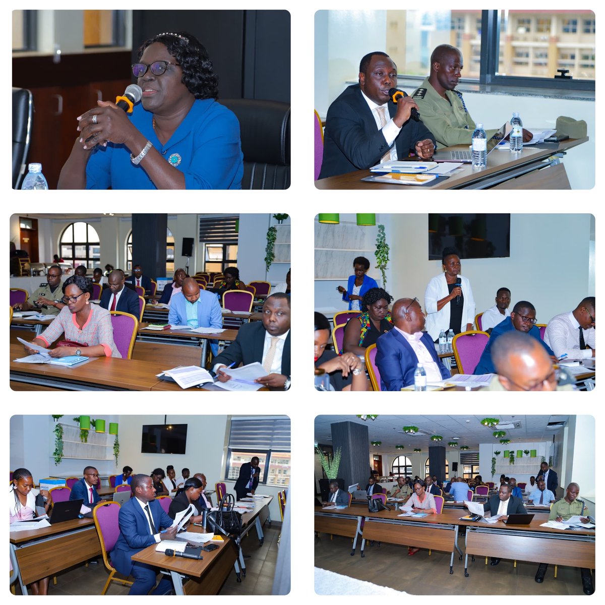JudiciaryUG's tweet photo. The Administration of Justice Programme (AJP) Institutional Coordination Technical Working Group (TWG) yesterday met at the Court of Appeal Building in Kampala to discuss the Terms of Reference for the Institutional Coordination Technical Working Group and review reforms in public investment management, including the regulatory effectiveness of institutional development projects.

The Institutional Coordination TWG brings together senior technical officers nominated by Programme institutions to provide technical expertise in supporting the implementation of result areas on institutional effectiveness under the Administration of Justice Programme Implementation Action Plan of the Fourth National Development Plan (NDP IV).

In her remarks, the Co-Chairperson of the TWG and Under Secretary of the Judicial Service Commission, Ms. Jane Margaret Akurut, emphasized the importance of strengthening coordination among institutions under the Programme in line with Government guidelines.

She noted that quarterly meetings would be held for the different working groups to enhance coordination, collaboration, and progress towards the achievement of the set NDP IV targets.

Ms. Akurut also informed members that a calendar for the Administration of Justice Programme activities would be developed and shared with all institutions to facilitate proper planning and coordination of meetings and Programme activities.

She further recalled that during the previous Joint Technical Working Group meeting held on 25th September last year, several issues aimed at improving institutional performance were raised and required action from member institutions. Ms Akurut stressed the importance of reporting on the progress made in implementing the agreed recommendations.

During the meeting, members reviewed the Terms of Reference and agreed on several amendments, including the incorporation of sub-technical working groups on ICT, Infrastructure, Statistics, Monitoring and Evaluation.

A presentation on the regulatory effectiveness of institutional development projects was delivered by Ms. Christine Mataka Oluka from the Ministry of Finance, Planning and Economic Development. She advised Programme institutions to revise and resubmit their institutional development projects after incorporating regulatory interventions aimed at strengthening the implementation of their mandates.

The meeting further resolved to include Development Partners and other non-state actors in the Institutional Coordination Technical Working Group in line with the guidelines for the implementation of NDP IV. Members also agreed to activate all sub-technical working groups that support institutional effectiveness, revise and submit institutional development projects, and share the calendar for Administration of Justice Programme activities.

The meeting was attended by representatives from the Ministry of Justice and Constitutional Affairs, Ministry of Gender, Labour and Social Development, Ministry of Internal Affairs, Office of the Prime Minister, Office of the Director of Public Prosecutions, Judicial Service Commission, Uganda Prisons Service, Uganda Police Force, Law Development Centre, Government Analytical Laboratory, Kampala Capital City Authority, Inspectorate of Government, and the United Nations Development Programme (UNDP).

Also present at the meeting were the Registrar Planning, Research and Development, HW John Paul Edoku; Head of Engineering and Technical Services, Ms. Priscilla Nakiboneka; Head of ICT, Mr. David Kikabi; Principal Policy Analyst, Mr. Caesar Kagoro; and Secretariat staff from the Policy and Planning Department
