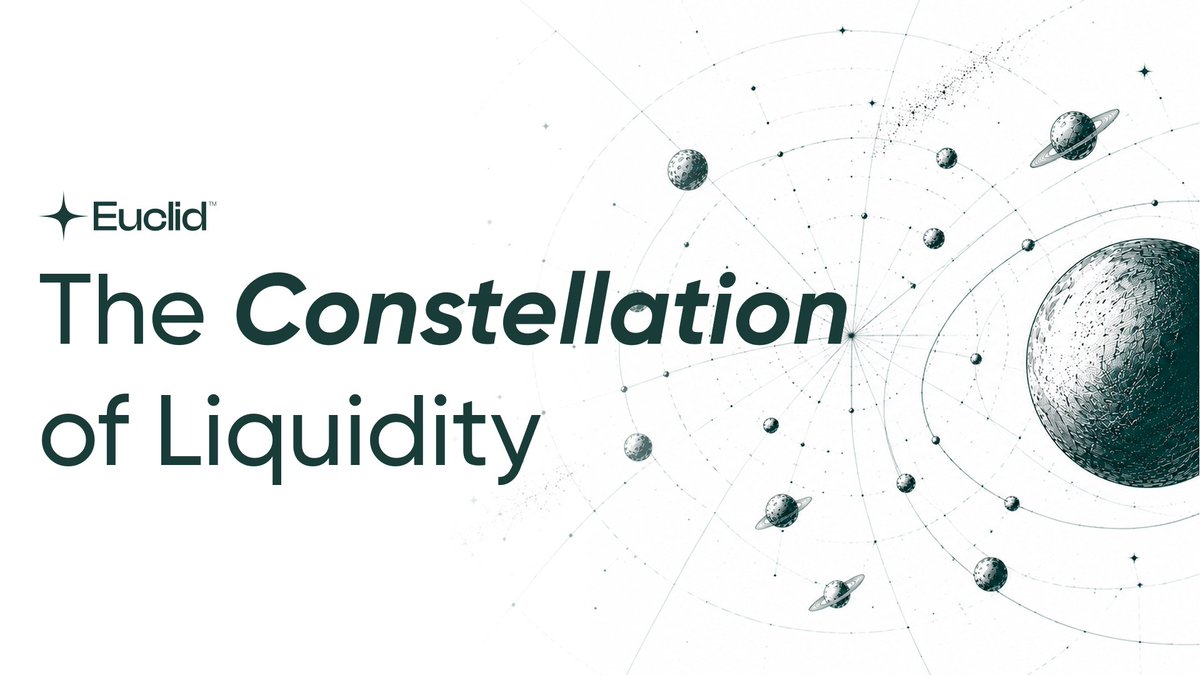 EuclidProtocol's tweet photo. Constellations only shine when someone connects the dots.
✦ That's what Euclid does for liquidity.

We’re line that connects them.
A single layer where every pool across every chain forms one seamless, routable graph.

Experience fast transactions without bridging or wrapping! https://t.co/bzYWDeHDQ7