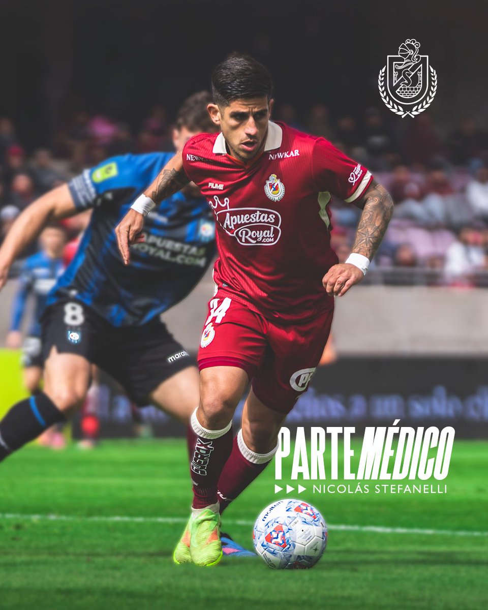 CDLS_OFICIAL's tweet photo. PARTE MÉDICO OFICIAL: NICOLÁS STEFANELLI.

#ElPrimeroDelNorte👊🏻🇱🇻 https://t.co/NXbYVGXuKV