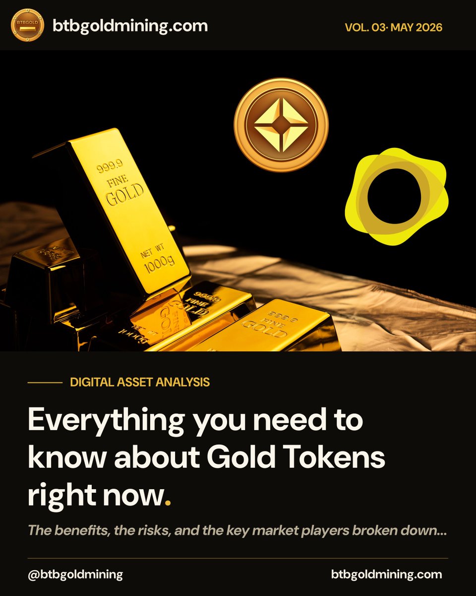BTBGoldMining's tweet photo. Information on Gold Tokens (or Tokenized Gold). Gold tokens are digital assets hosted on a blockchain, where each token represents ownership of a specific, stored quantity of physical gold—typically one gram or one troy ounce. They combine the price stability of physical gold with the speed, fractional ownership capabilities, and 24/7 liquidity characteristic of cryptocurrency markets.

Key Gold Token Investments

Several established gold tokens dominate the market, differing slightly in terms of their issuers and fee structures:

Paxos Gold (PAXG): Backed 1:1 by physical gold bars stored in Brink’s vaults and regulated by the NYDFS. You can track and trade the token via Paxos. Disadvantage: Under US jurisdiction.

Tether Gold (XAUt): Each token represents one troy ounce of gold allocated to a "London Good Delivery" gold bar. It is issued by TG Commodities Limited and traded on leading crypto exchanges. Disadvantage: No longer based in an EU member state.

HSBC Gold Token: Aimed at investors from the traditional banking sector, this token enables fractional ownership (starting from 0.001 troy ounces) based on distributed ledger technology. Disadvantage: HSBC’s history of banking scandals and legal disputes.

AMINA Gold Token (AGT): A fully regulated, bank-issued token representing direct ownership of 1 gram of fine gold stored in Swiss vaults. Disadvantage: Tax liabilities apply for EU citizens.

 BTBGOLD TOKEN: We are an autonomous, independent gold mining company based in Congo (Brazzaville), holding one of the largest and richest concessions in one of the most mineral-rich regions near the Equator.  Our track record speaks for itself: gold mining conducted without harmful chemicals, environmental protection achieved through the careful assessment of surface gold deposits, and a strict prohibition on child labor. Your opportunities and prospects: you are investing in a young, innovative company that brings gold and diamonds to market—whether for direct purchase, as a conservative investment vehicle in the form of shares and bearer bonds, or as tokens and gold-backed coins.

Why Investors Use Gold Tokens

Fractional Ownership: You can invest in gold with relatively small amounts, eliminating the need to purchase expensive, full-sized bars or coins.

No Storage or Insurance Hassles: The physical gold is stored and insured within professional vaults, relieving you of the burden of having to organize secure storage yourself.

High Liquidity: Unlike physical precious metals—the sale of which typically requires your personal presence or shipment—you can transfer ownership of gold tokens instantly and globally.

Risks to Consider:

Technology and Custody Risks: The security of your investment depends entirely on the digital wallet you use or the cryptocurrency exchange where you store your tokens.

Regulatory Uncertainty: Depending on your country of residence, the legal status of tokenized precious metals may vary significantly across different jurisdictions. Please feel free to send us an email; we are always happy to get in touch with you to answer any questions you may have.